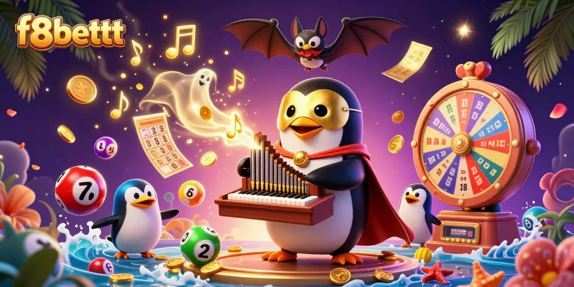 Experience gaming excitement with f8bettt's vibrant 3D casino illustration showcasing lively characters.