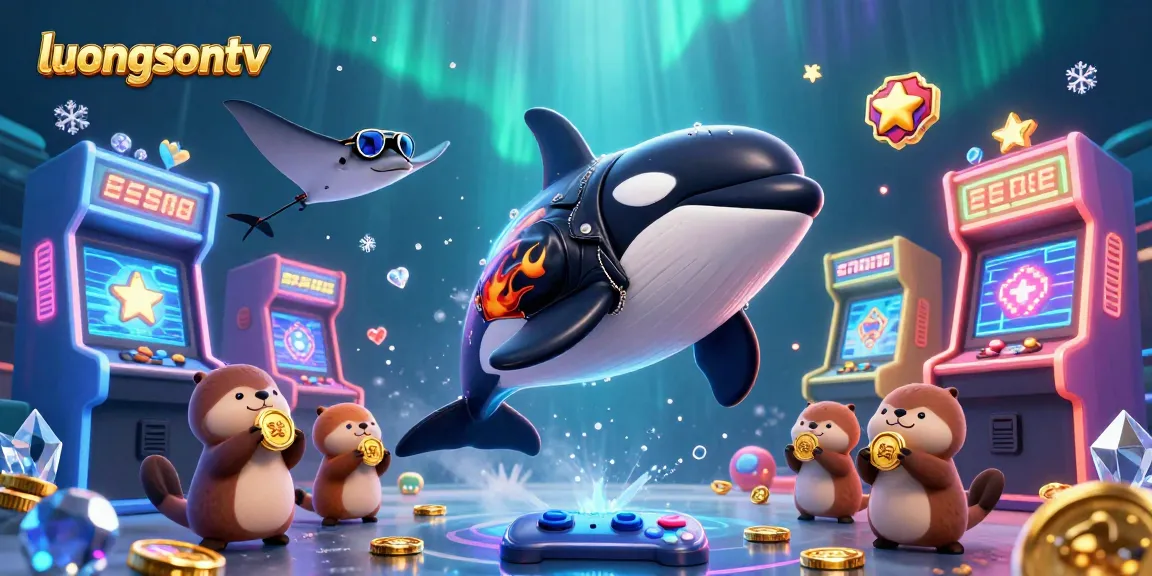 Experience dynamic gameplay with luongsontv featuring colorful characters surrounded by rich casino elements.