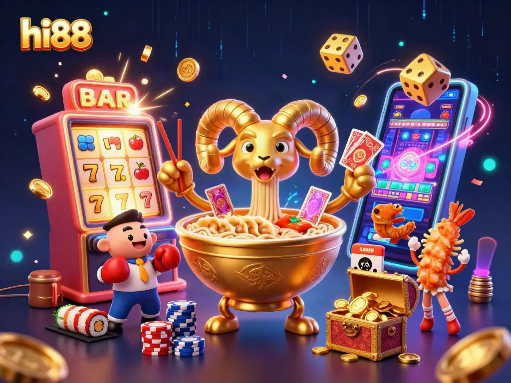 hi88 gamers experience vibrant 3D casino excitement with animated characters and jackpot thrills.
