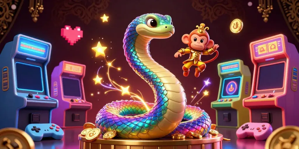 Experience thrilling action with xoilac-tv as a rainbow serpent and monkey king unite in a cinematic casino world.