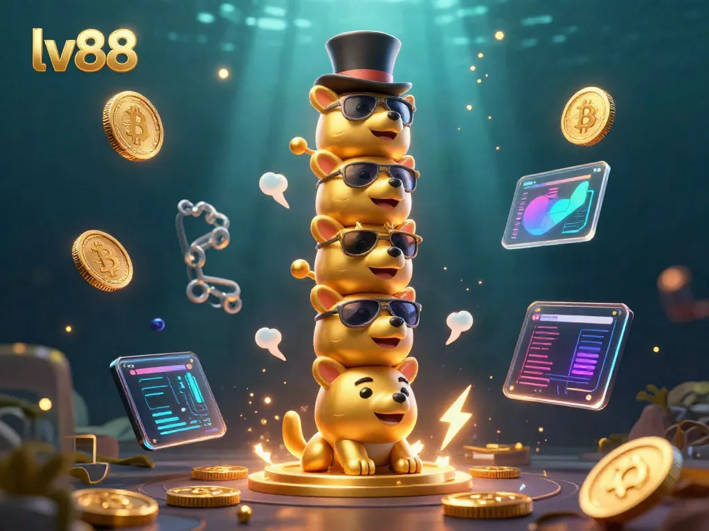 Experience the thrilling world of lv88 with vibrant casino elements and lively characters in a dynamic underwater scene.
