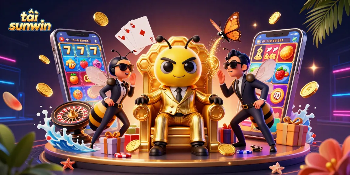 Engage with tải sunwin in a vibrant 3D casino world, featuring a mobile game and dazzling visuals.