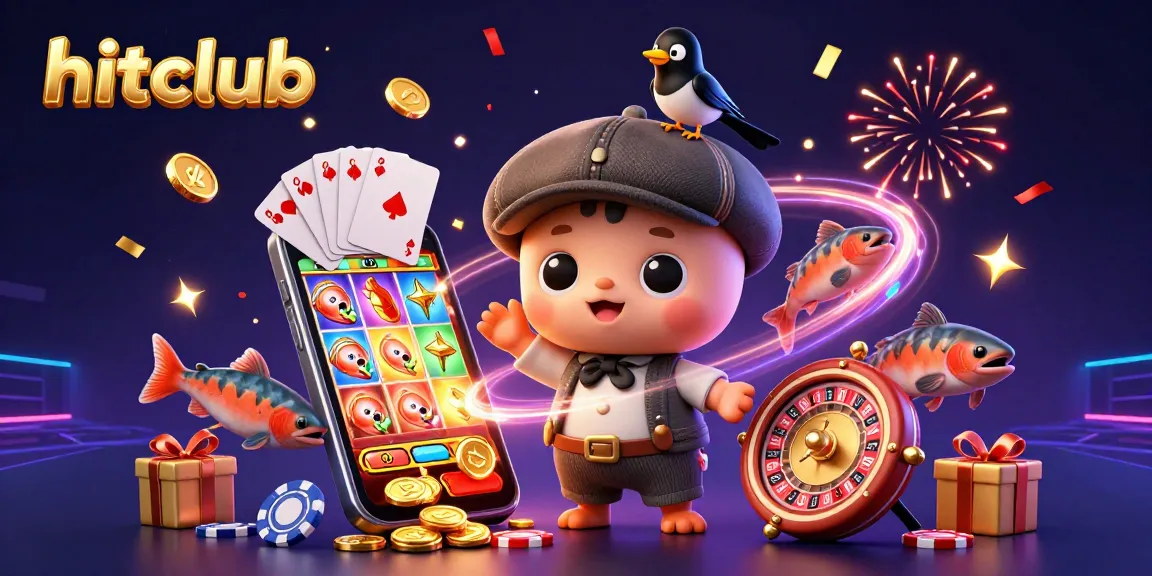Experience thrill and excitement at hitclub with 3D cartoon characters and vibrant casino games.
