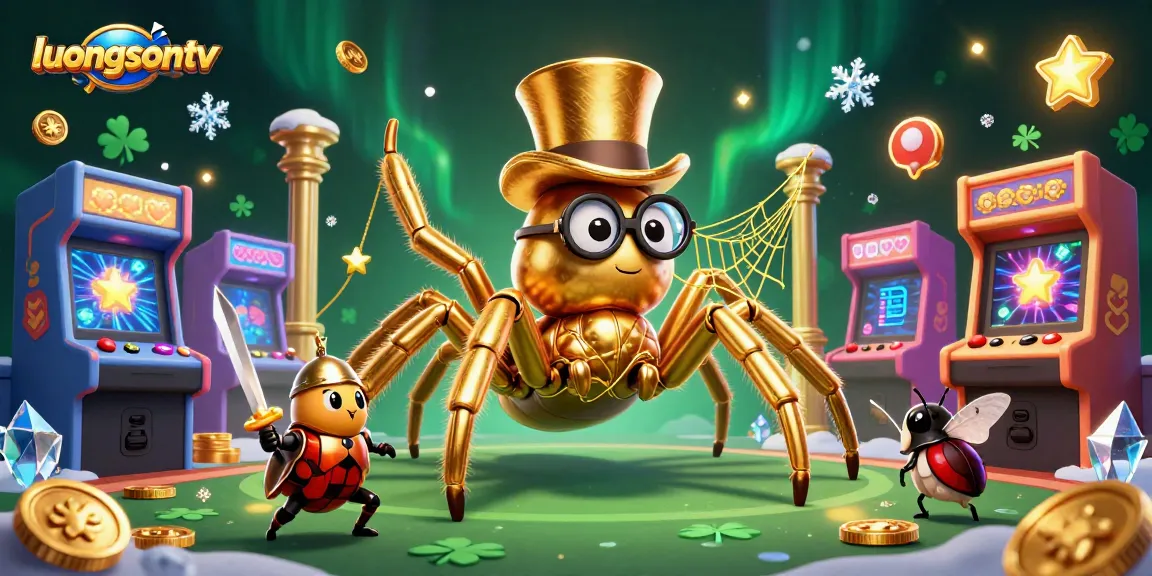 Experience thrilling gameplay with luongsontv watching a vibrant 3D casino scene.